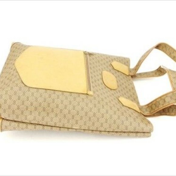 Gucci Tote bag Beige PVC Leather Woman unisex Authentic Used - Picture 4 of 9